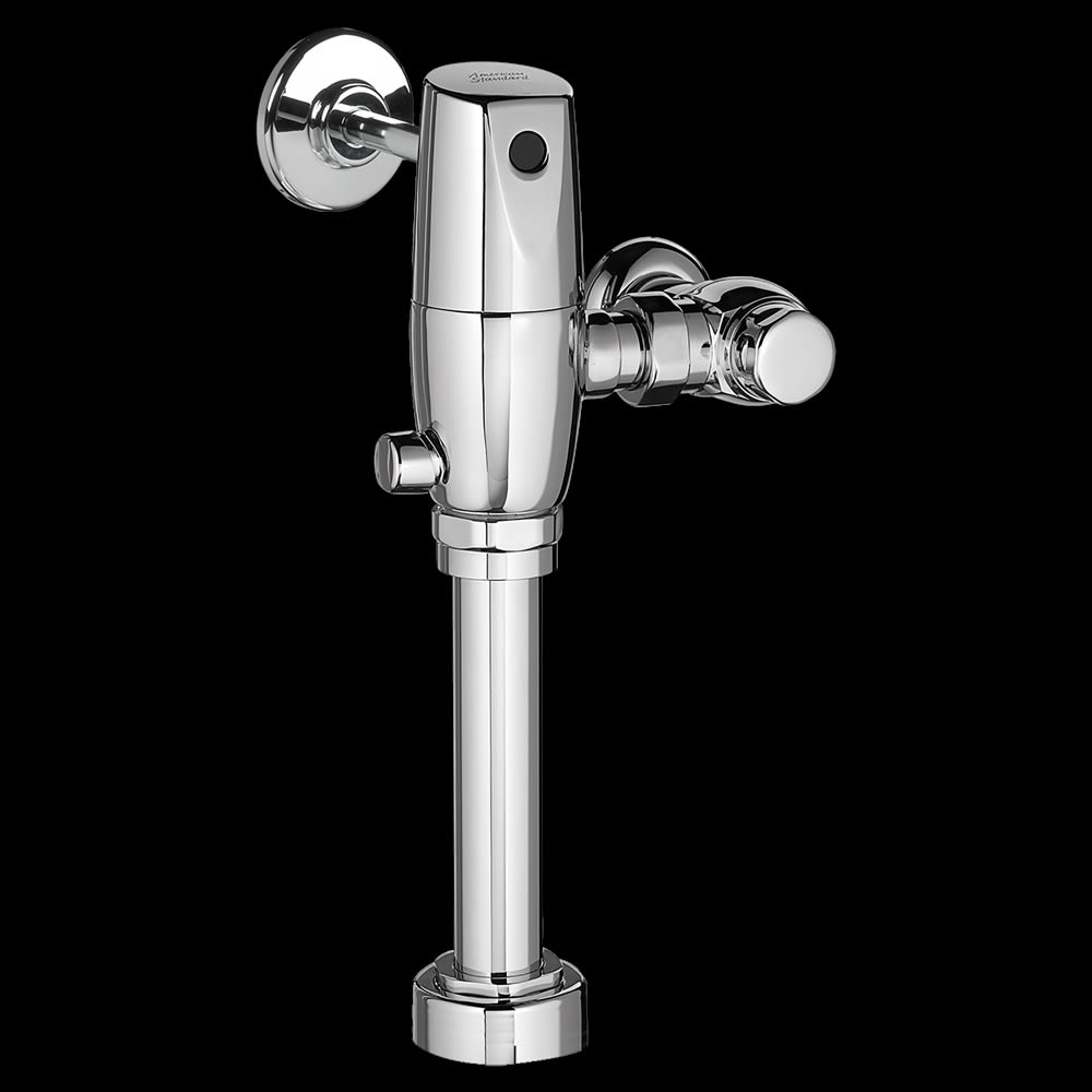 American Standard Selectronic® 1.28 gpf Sensor Flush Valve Hardwired in Polished Chrome